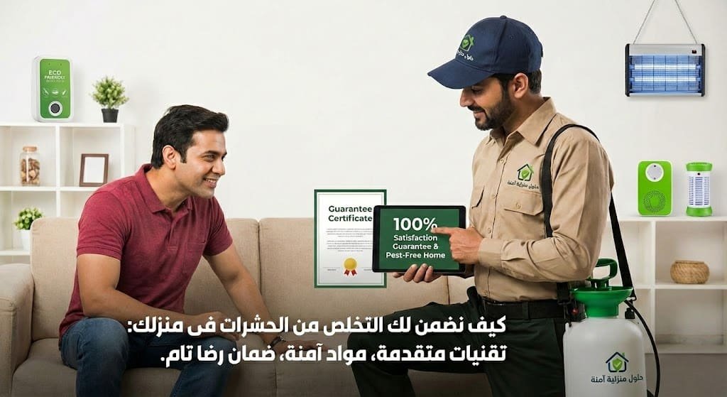 كيف نضمن لك التخلص من الحشرات فى منزلك