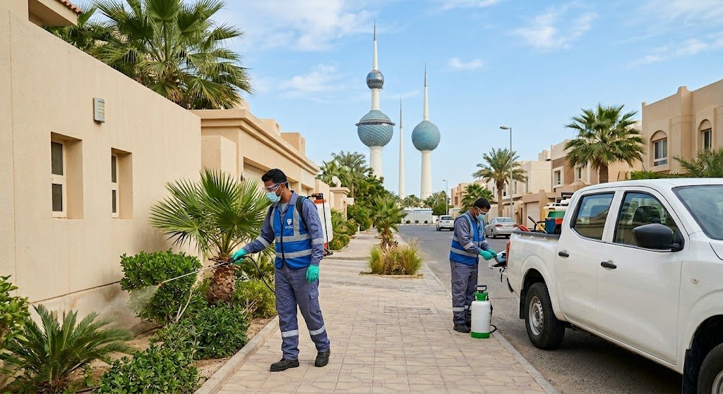 دراسة بحثية لتقييم فعالية خدمات مكافحة حشرات وقوارض بالكويت المعتمدة في حولي والفروانية